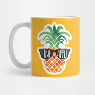 FINEapple - funny pineapple pun Mug